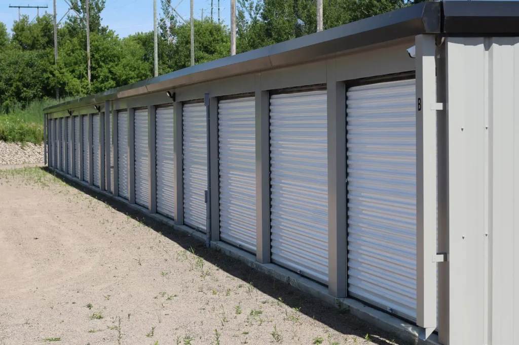 Ace Mini Storage units angled view